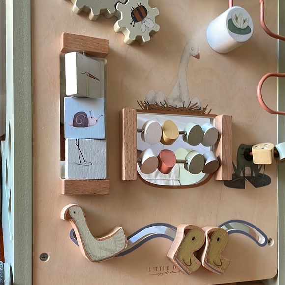 Wooden Activity Walker for Kids - Green - Picture 4 of 11